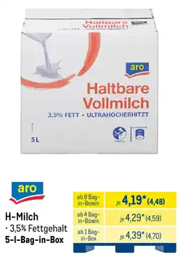 METRO aro H-Milch Angebot