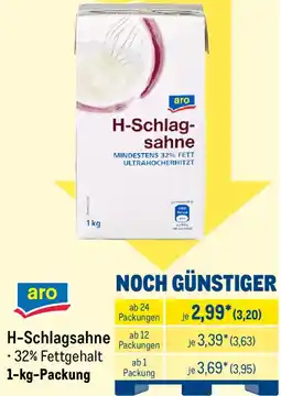 METRO aro H-Schlagsahne Angebot