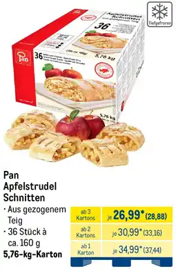 METRO Pan Apfelstrudel Schnitten Angebot