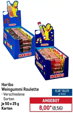 METRO Haribo Weingummi Roulette Angebot