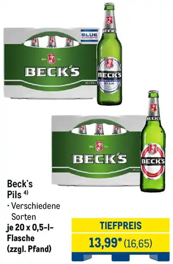 METRO Beck's Pils Angebot