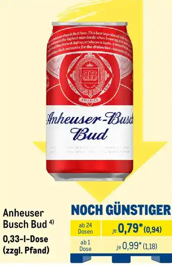 METRO Anheuser Busch Bud Angebot