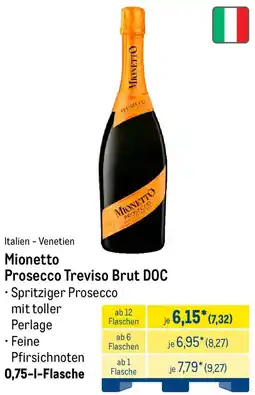 METRO Mionetto Prosecco Treviso Brut DOC Angebot
