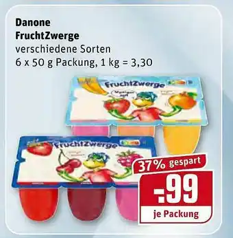 REWE Danone Fruchtzwerge Angebot