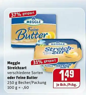 REWE Kaufpark Meggle Streichzart Oder Feine Butter Angebot