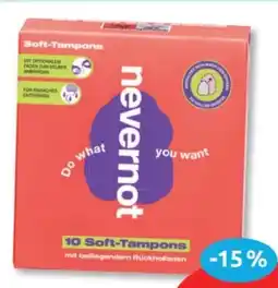 Budni Nevernot Soft Tampons Angebot