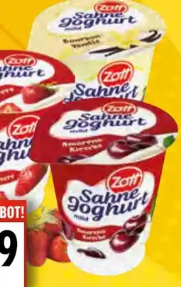 EDEKA Bandelt Zott Sahnejoghurt Angebot