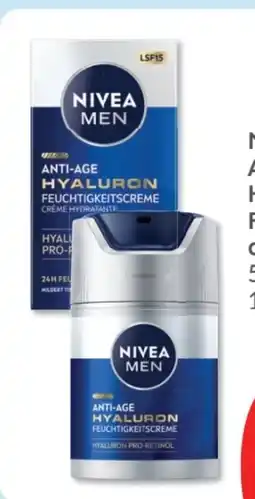 Budni Nivea For Men Anti-Age Hyaluron Feuchtigkeitscreme Angebot