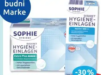Budni Sophie Hygieneeinlagen Angebot
