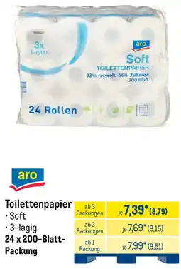 METRO aro Toilettenpapier Angebot