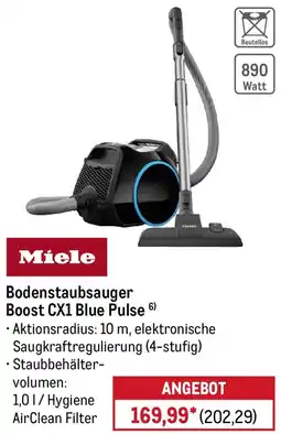 METRO Miele Bodenstaubsauger Boost CX1 Blue Pulse Angebot