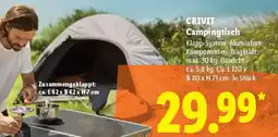 Lidl CRIVIT Campingtisch Angebot