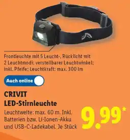 Lidl CRIVIT LED-Stirnleuchte Angebot
