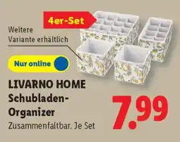 Lidl LIVARNO HOME Schubladen Organizer Angebot