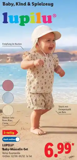 Lidl LUPILU Baby-Musselin-Set Angebot
