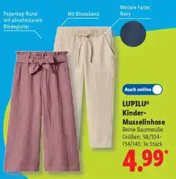 Lidl LUPILU Kinder Musselinhose Angebot