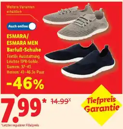 Lidl ESMARA/ ESMARA MEN Barfuß-Schuhe Angebot