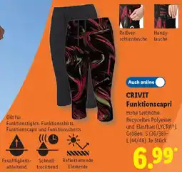 Lidl CRIVIT Funktionscapri Angebot