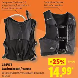Lidl CRIVIT Laufrucksack/-weste Angebot