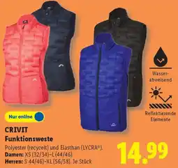 Lidl CRIVIT Funktionsweste Angebot