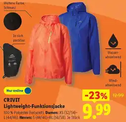 Lidl CRIVIT Lightweight-Funktionsjacke Angebot