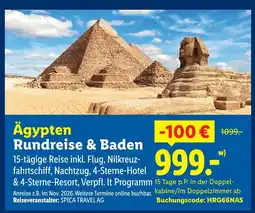 Lidl Spica travel ag ägypten rundreise & baden Angebot