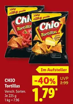 Lidl Chio tortillas Angebot