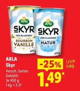 Lidl Arla skyr bourbon vanille Angebot