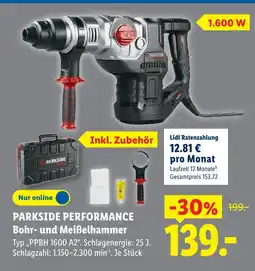Lidl Parkside parkside performance bohr- und meißelhammer Angebot