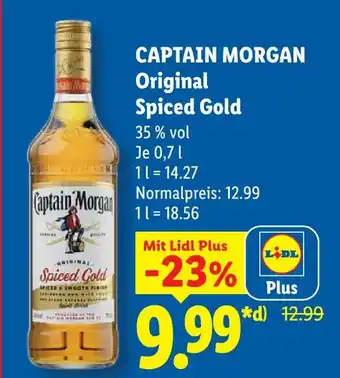 Captain morgan original spiced gold