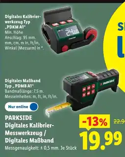 Lidl Parkside digitales kalibrier-messwerkzeug Angebot