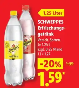 Lidl Schweppes indian tonic water Angebot