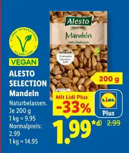 Lidl Alesto selection mandeln Angebot