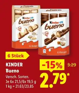 Lidl Kinder bueno Angebot