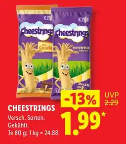 Lidl Cheestrings mit gouda Angebot