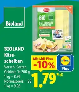 Lidl Bioland käsescheiben Angebot