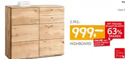 XXXLutz Linea natura highboard Angebot