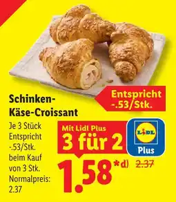 Lidl Schinken-käse-croissant Angebot