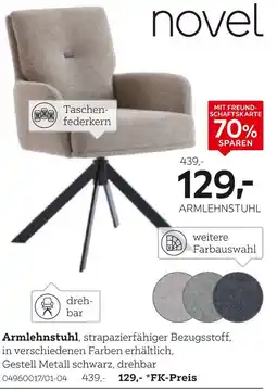 XXXLutz Novel armlehnstuhl Angebot