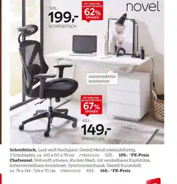 XXXLutz Novel schreibtisch Angebot