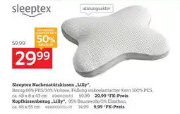 XXXLutz Sleeptex nackenstützkissen „lilly“ Angebot