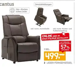 XXXLutz Cantus leder-fernsehsessel Angebot