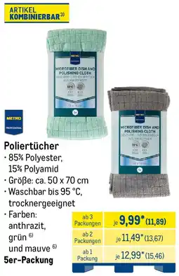METRO METRO PROFESSIONAL Poliertücher Angebot