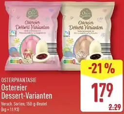 Aldi Nord OSTERPHANTASIE Ostereier Dessert-Varianten Angebot