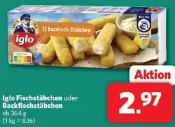 Famila Nord West Iglo Fischstäbchen oder Backfischstäbchen Angebot