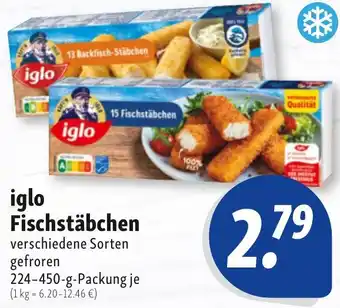 Nah & Frisch iglo Fischstäbchen Angebot
