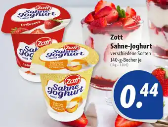 Nah & Frisch Zott Sahne-Joghurt Angebot