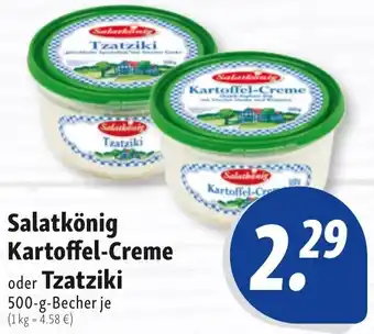 Nah & Frisch Salatkönig Kartoffel-Creme oder Tzatziki Angebot