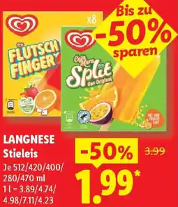 Lidl LANGNESE Stieleis Angebot
