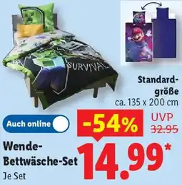 Lidl Wende Bettwäsche-Set Angebot